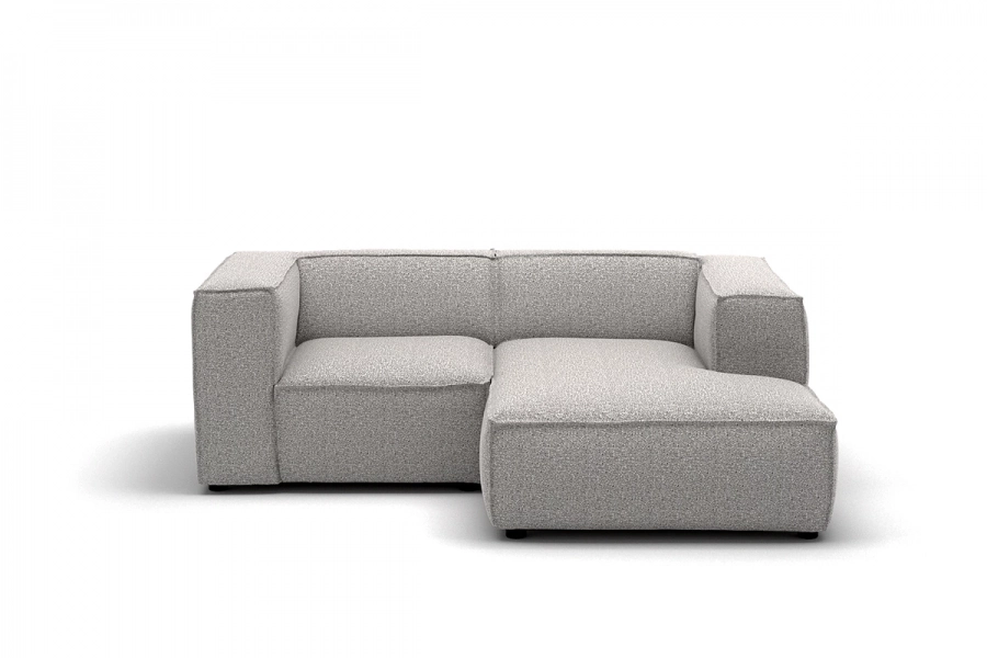 Model MODULARIS WB (wysoki bok) - Modularis WB sofa 1,5 osobowa + longchair prawy